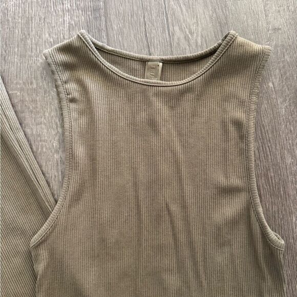 Skims Army Soft Lounge Sleeveless Long Dress - Picture 6 of 6